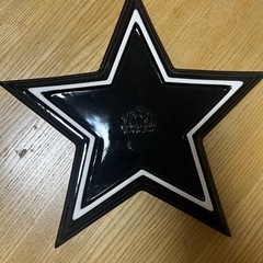 Twinkle Star スタープレート L 星 皿 黒　ツインクルスターの画像