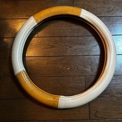 レザー製ハンドルカバー　ラパン　軽自動車用