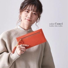 ♡LIZDAYS リズデイズ 薄い オレンジ 長財布♡の画像