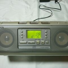 交渉中【ジャンク扱】稼働品ＳＯＮＹ　ＣＤラジカセ　ＣＦＤ－Ｗ７７の画像
