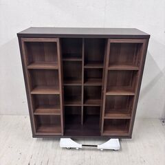  23690  スライド書棚 本棚 幅90㎝    ◆大阪市内・...