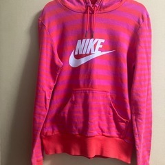 NIKE ナイキ　パーカー　蛍光　オレンジ＆ピンク