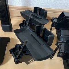 キャリアベース スクエアバー セット INNO INAR IN-AR ベーシックステーセット AR ルーフボックス ルーフBOX キャリア CARMATE  カーメイト ベースキャリア ルーフレールのある車に の画像