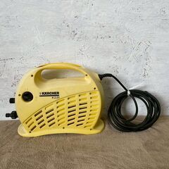 【KARCHER】ケルヒャー 高圧洗浄機 K2.01 家庭用高圧洗浄機 動作確認済 電動 清掃 掃除 高圧洗浄 イエロー 本体 ホースセット Y1339の画像