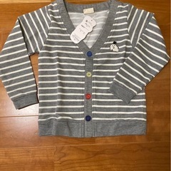 ポロシャツとカーディガンセット　120cmの画像