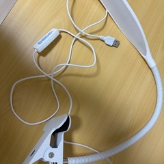 USB LEDクリップライト　明るさ調節可能
