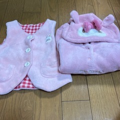 子供服　90　冬用　ロンパース