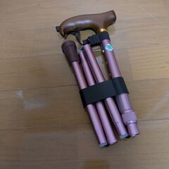 折りたたみ杖　伸縮式の画像