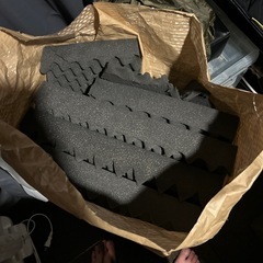 吸音材3枚と端材
