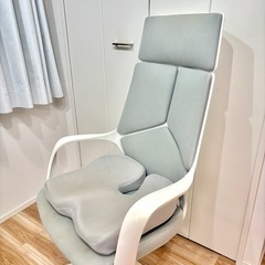 【取引完了】ゲーミングチェア・オフィスチェア・白(ホワイト)の画像