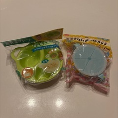 離乳食プレート　こぼさないボーロカップ