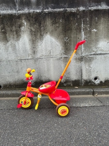 【ほぼ新品】アンパンマン三輪車