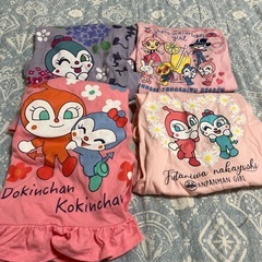 アンパンマン　ドキンちゃん　コキンちゃん　半袖Tシャツ　の画像