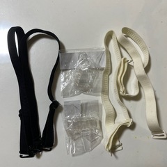 胸を小さく見せる紐なしブラ　紐付き　Lの画像