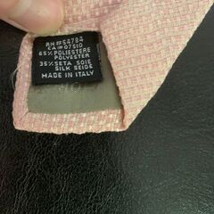 ARMANI COLLEZIONI ネクタイ ピンク系 光沢×織柄 イタリア製の画像