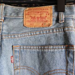 Levi'sジーンズ５０１／U.S.Aテキサス州エルパソ工場製