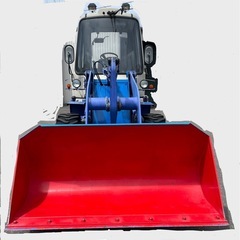 旭川発　三菱　WS210II ホイルローダー　ミニ ショベル　タイヤショベル　バケットマス増し　チェーン付き   　の画像