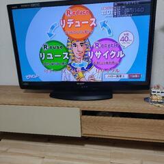 40㌅TVとTV台セット☆引き取り限定の画像