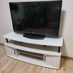 40㌅TVとTV台セット☆引き取り限定