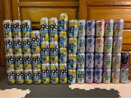 ビール、ハイボール、酎ハイ、ノンアル計101本