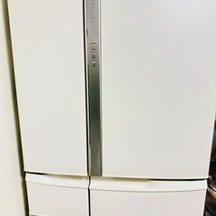 パナソニック 451L エコナビ搭載冷蔵庫 NR-FV45S6-W形