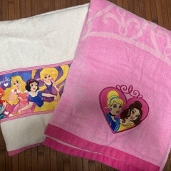 ディズニープリンセス　バスタオル　大きめ　ブランケット