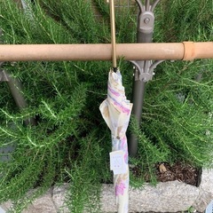 新品未使用！フランフラン　晴雨兼用！お花柄　長傘の画像