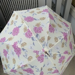 新品未使用！フランフラン　晴雨兼用！お花柄　長傘の画像