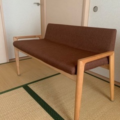 北欧調　2人掛けベンチの画像