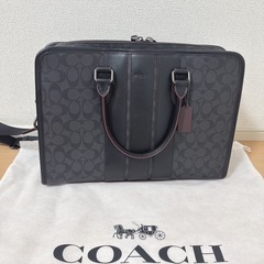 【本日受け渡し可能】【新品】COACH ビジネスバッグ ブラックの画像