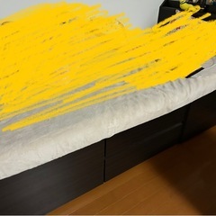 ニトリ　収納付きシングルベッドフレーム　解体してくれる方優先の画像