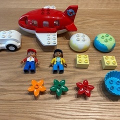 レゴduplo 飛行機　人　カップ　車