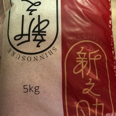 【5月12日に取りに来てくれる方限定】　新之助　5kg お米　②