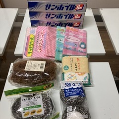 【未使用品】キッチン用品　スポンジ　タワシ　ステンレスたわし　ア...