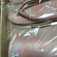 着物👘セット【新品】草履、バッグ、帯留め