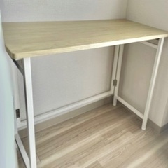 【お取引中の為値下げしました】パタパタデスク　山善　アイボリー　...