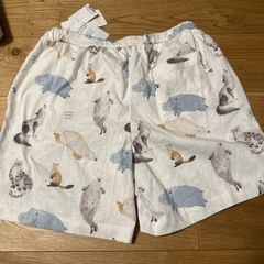 【バラ売り可】ジェラートピケ　旭山動物園　エコカップ2個＆アニマルモチーフショートパンツの画像