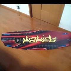 ウェイクボード 板 ビンディング付きの画像