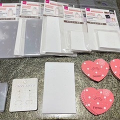 ハンドメイド ピアス・イヤリングの台紙 セット