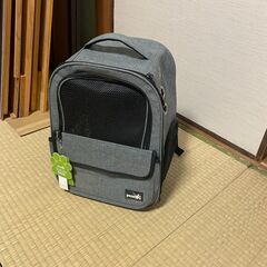 ペキュート Pecute 猫 キャリー リュックペット キャリーバッグ　5/26に処分予定(決まりました。)の画像