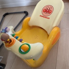 　アンパンマンおふろチェア　バスチェア　ミッキーミニー手押し車の画像