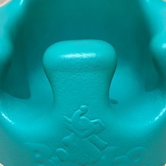 BUMBO ベビーソファー　ベビーチェア　テーブル付き　美品　アクア（エメラルドグリーン）　緑の画像