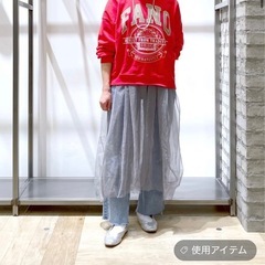 【ブランド】定価4950円✨レイヤードチュールキャミワンピ
