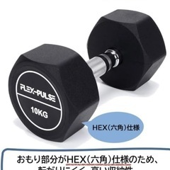 ジムダンベル10kg2個セットの画像