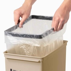 無料⭐︎　ゴミ箱 25L 深型 同色2個セット カフェスタイル フロントオープン の画像