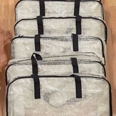 IKEA　ディムパ　8枚 青い袋1枚　収納バッグの画像