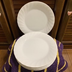 白い大皿5枚セット