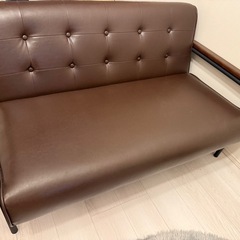 アーバンリサーチ　ソファ　中古品　送料込　最終値下げ 応接ソファ 2人用 幅1140×奥行720×高さ740(座面高400)mm ANITA-2