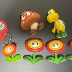 マリオシリーズのフィギュア（ミニ）の画像