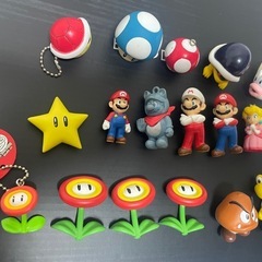 マリオシリーズのフィギュア（ミニ）の画像